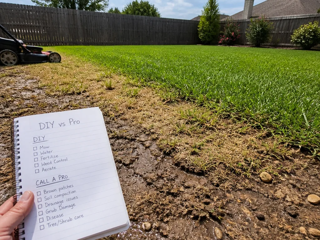 DIY vs. When to Call a Pro for Lawn Care Issues